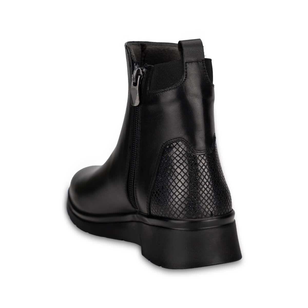ODES-G Women's Leather Boots Black