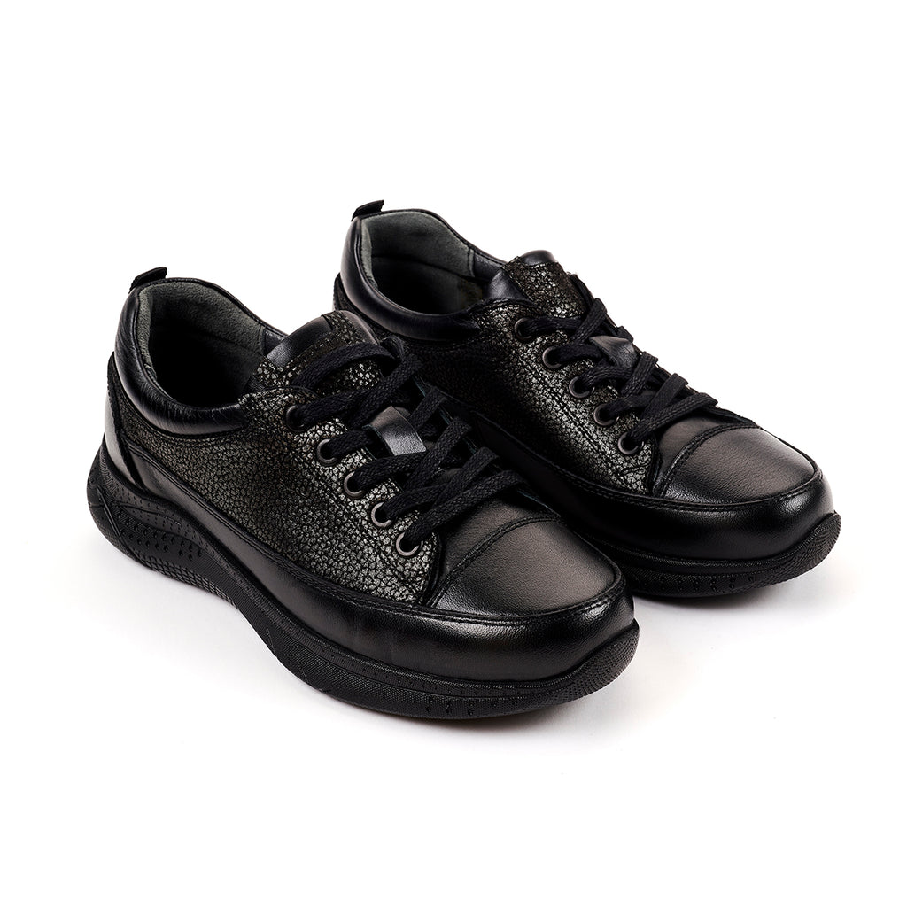 OLGA-G Women's Leather Shoes Black