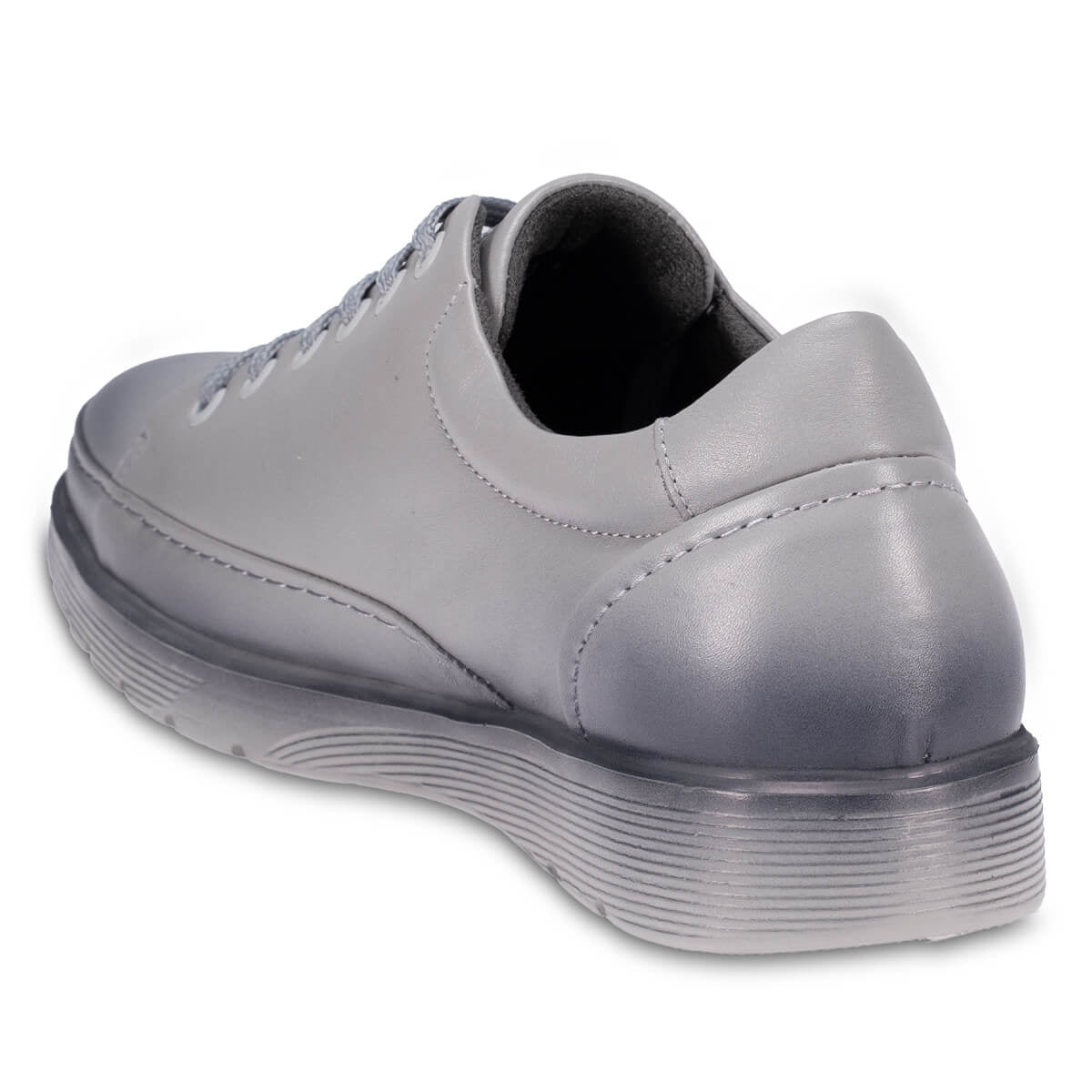 OLIVER-G Men's Leather Shoes Grey