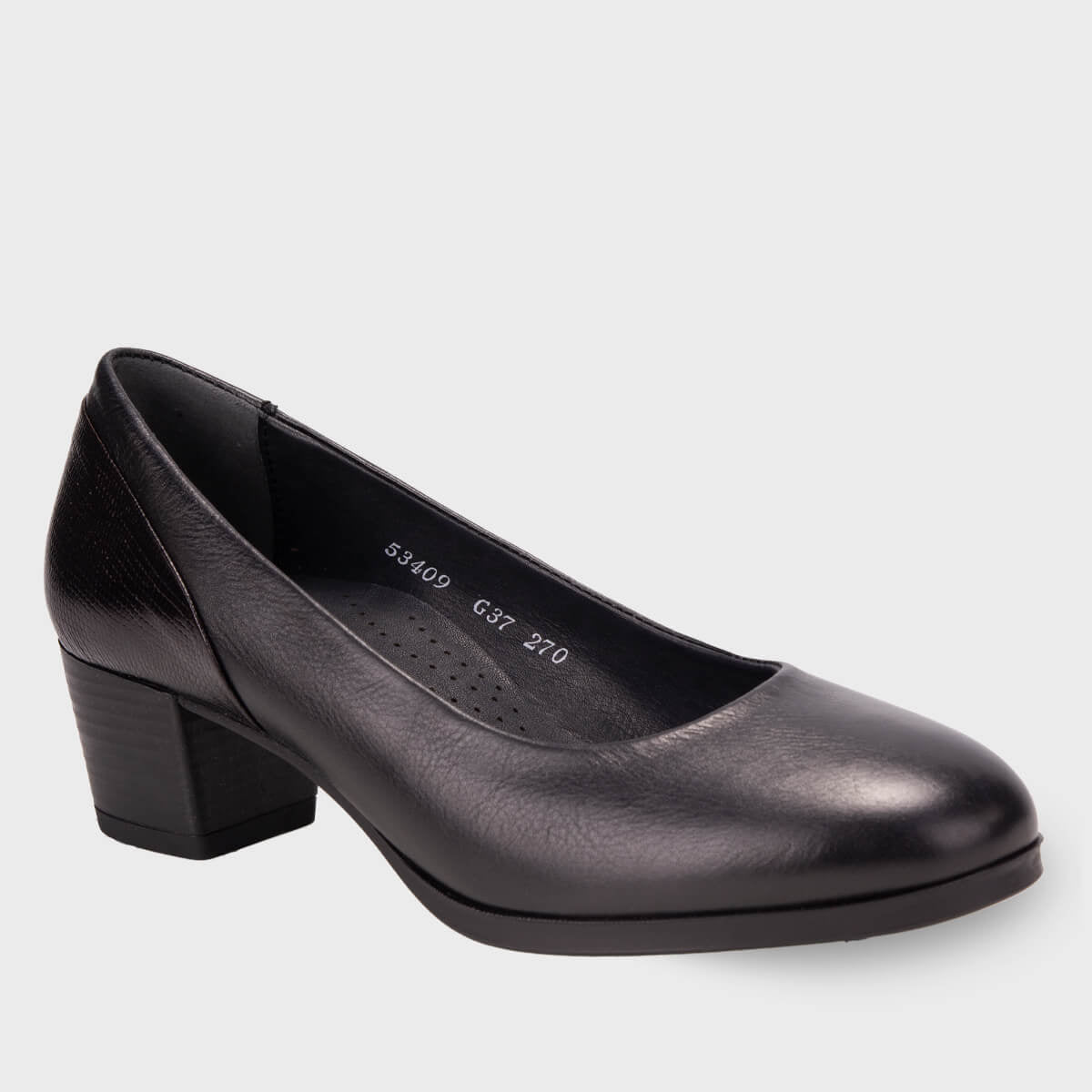 ORSE-G Women's Leather Shoes Black