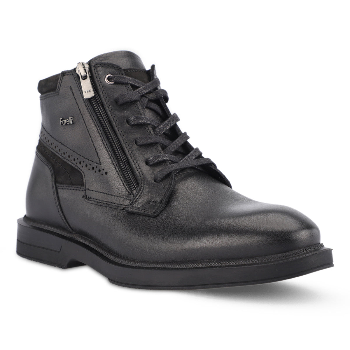 OWEN-G Men's Leather Boots Black