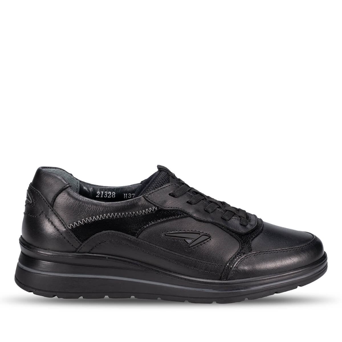 PEON-H Women's Leather Shoes Black