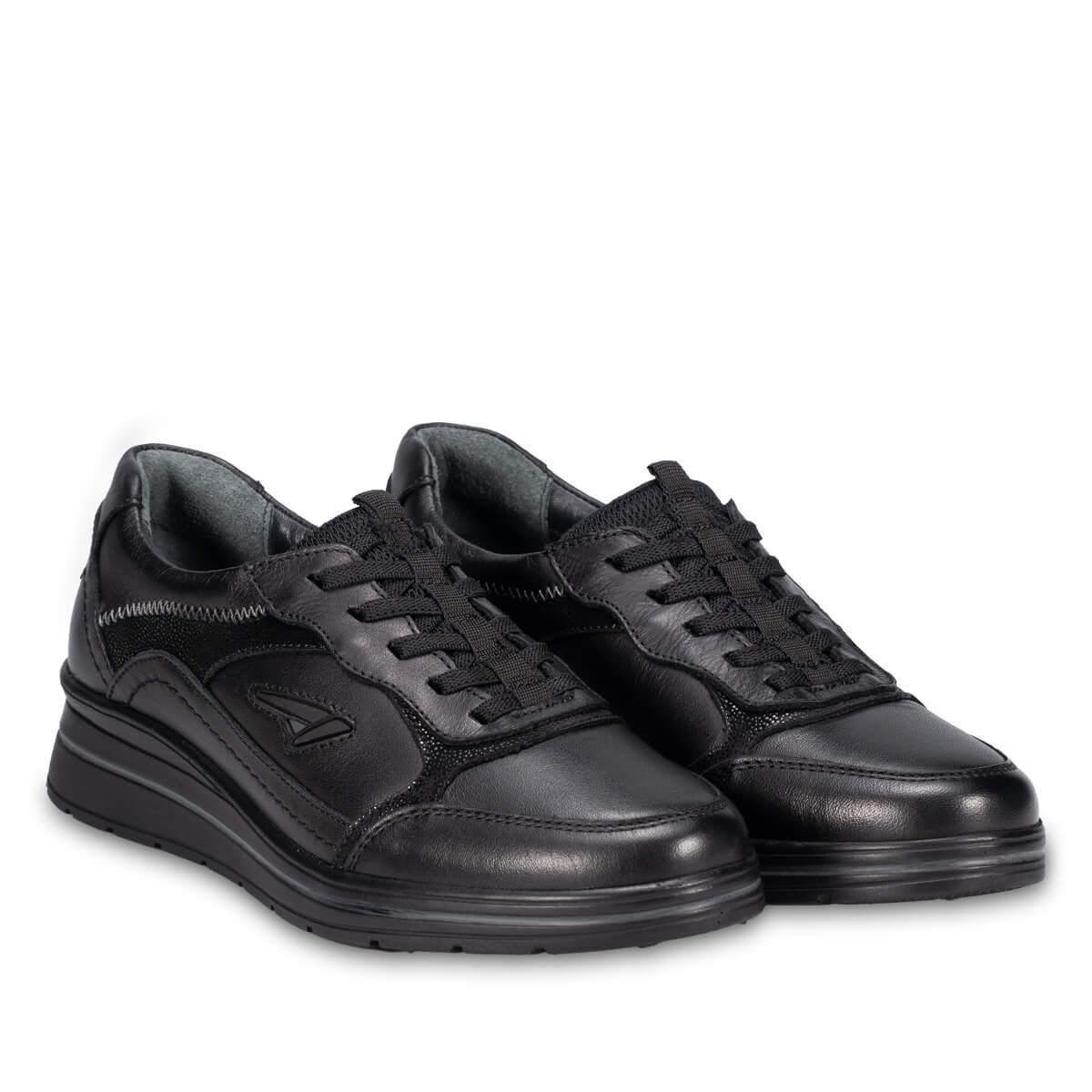 PEON-H Women's Leather Shoes Black