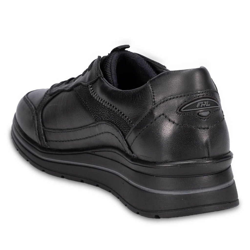 PEON-H Women's Leather Shoes Black