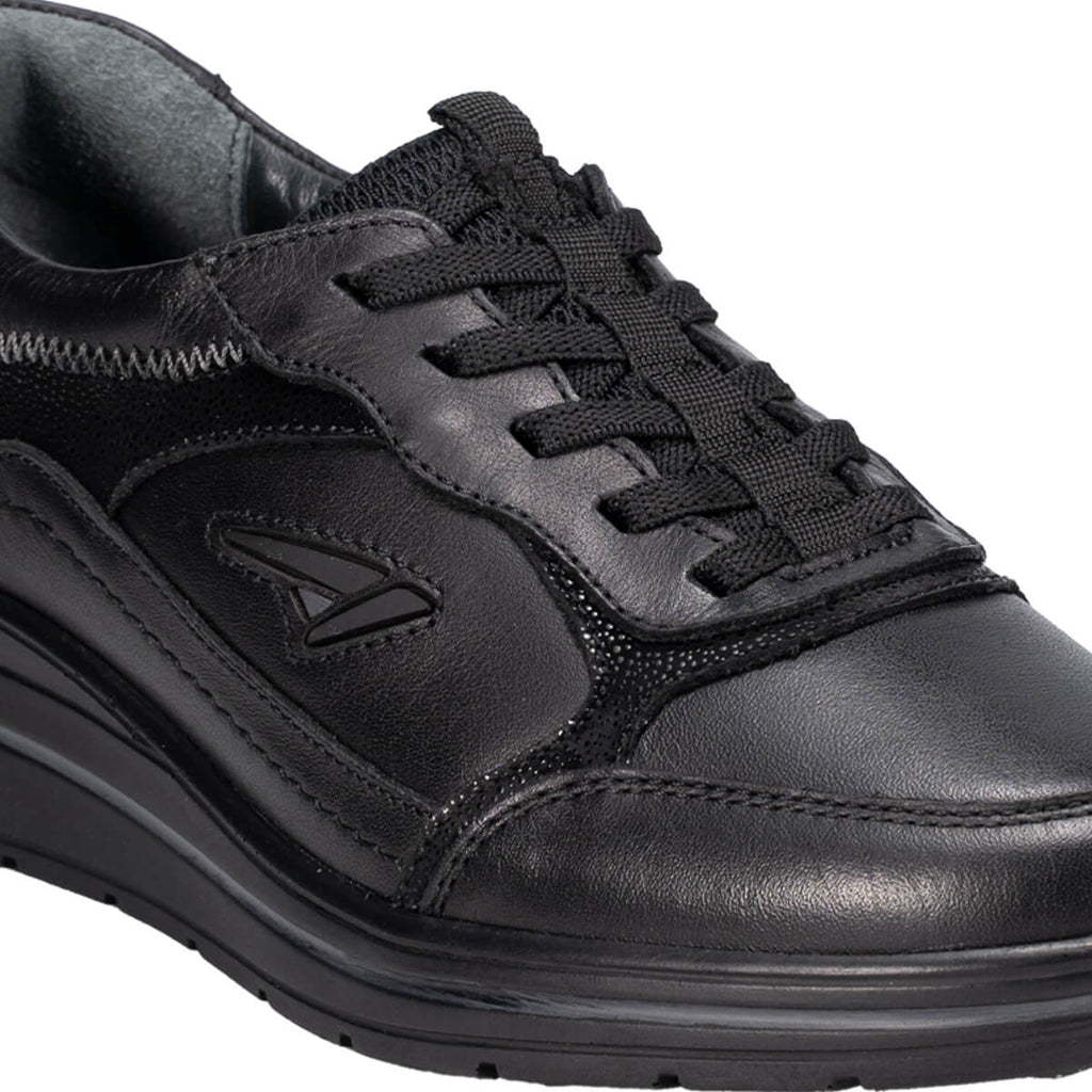 PEON-H Women's Leather Shoes Black