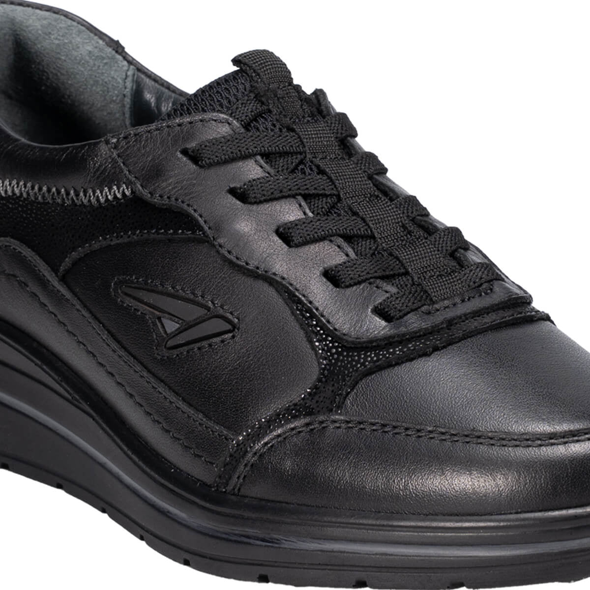 PEON-H Women's Leather Shoes Black