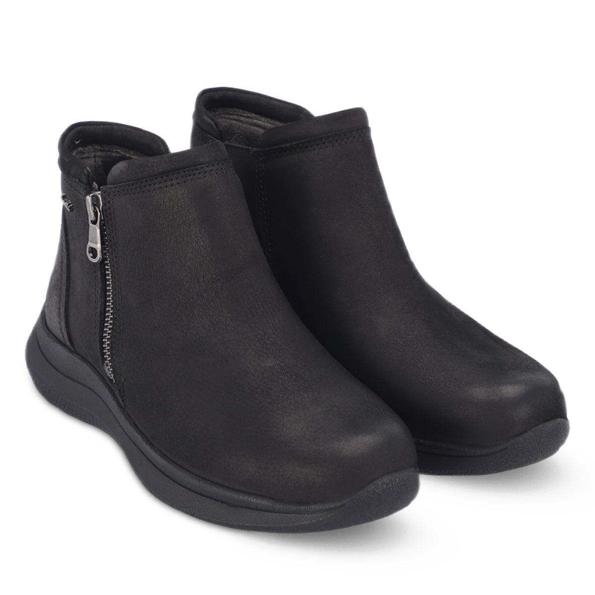 PERRY-G Women's Leather Boots Black