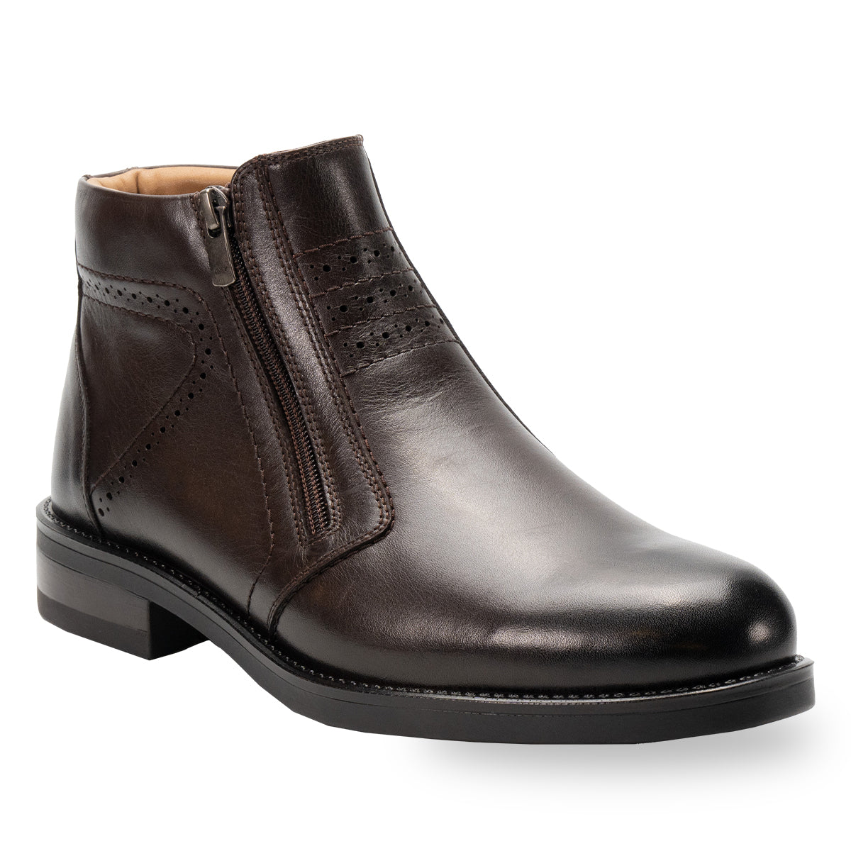 PIEL-H Men's Leather Boots, Brown