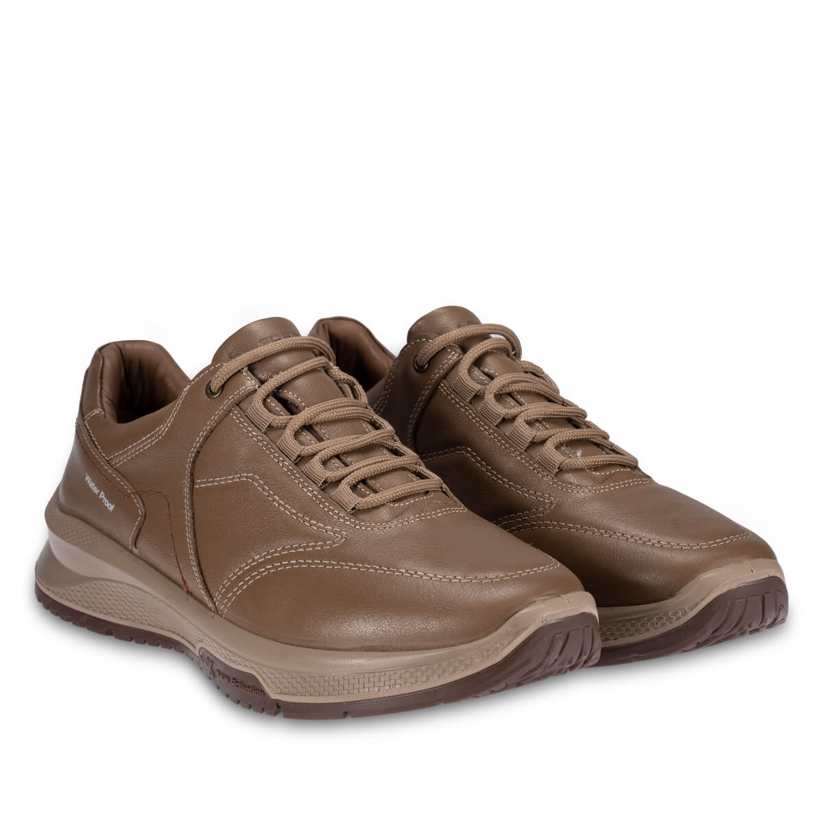 PROOF-G Men's Leather Shoes Sand