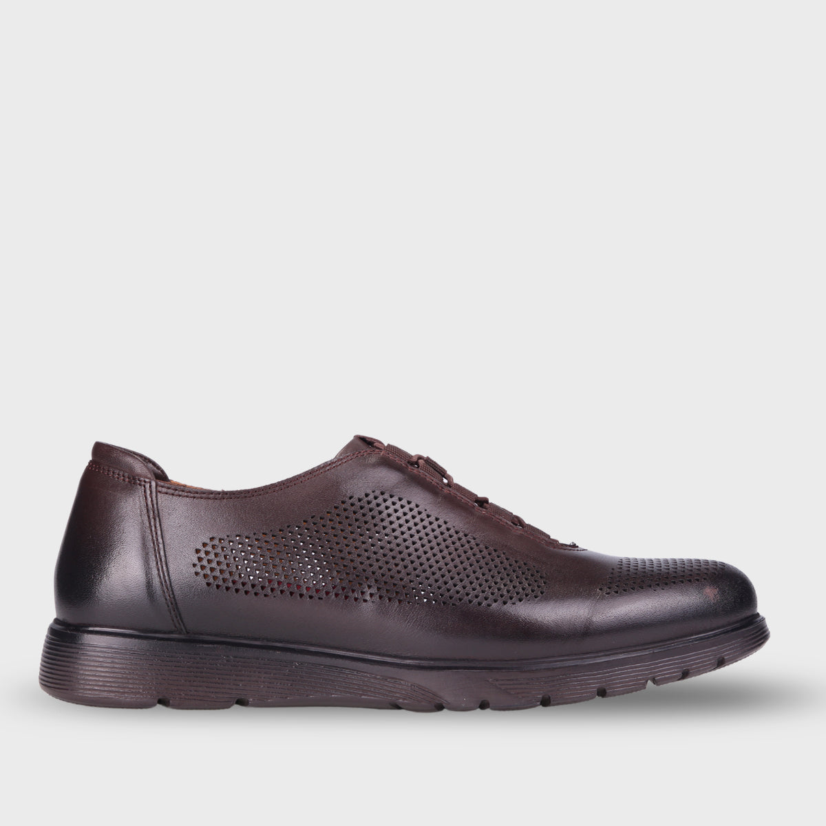 RAFAEL-H Men's Leather Shoes Brown