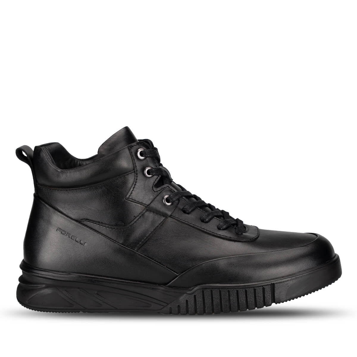 REGAN-G Men's Leather Boots Black