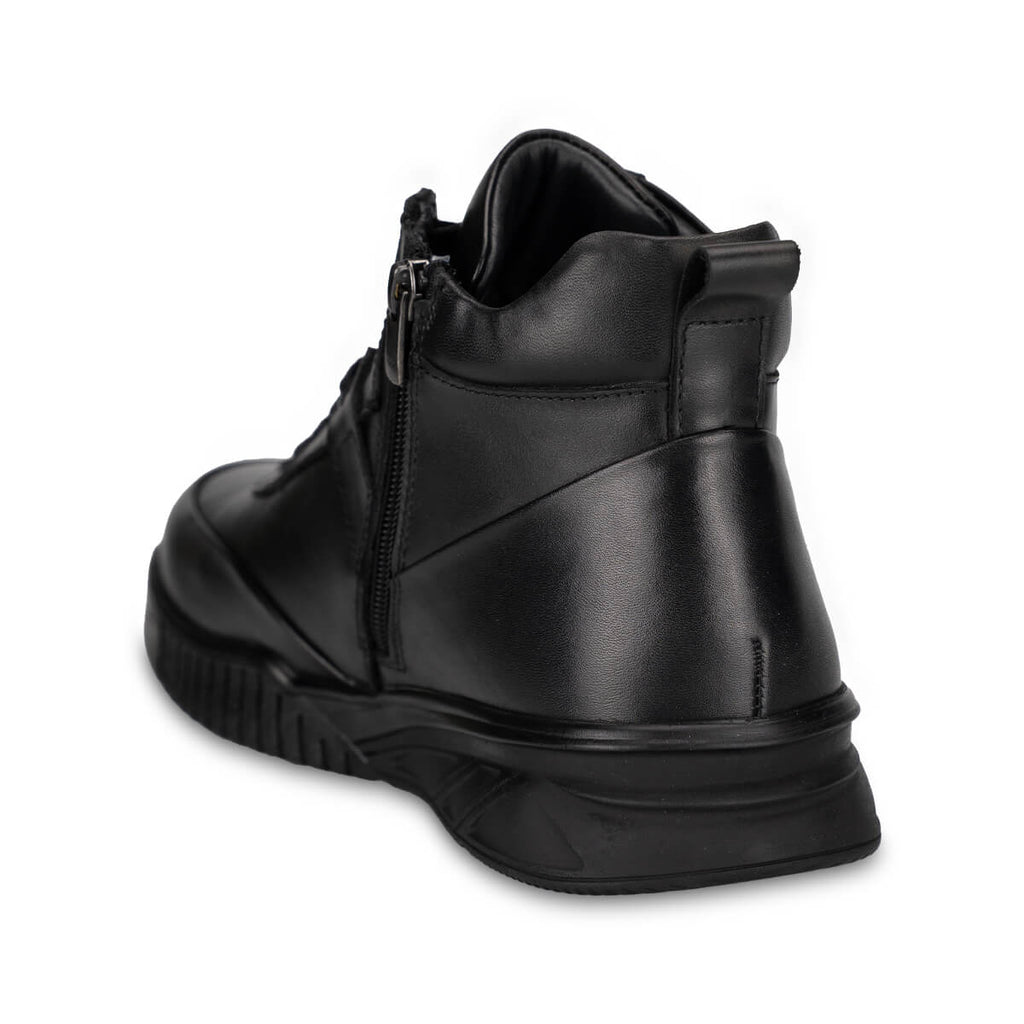 REGAN-G Men's Leather Boots Black
