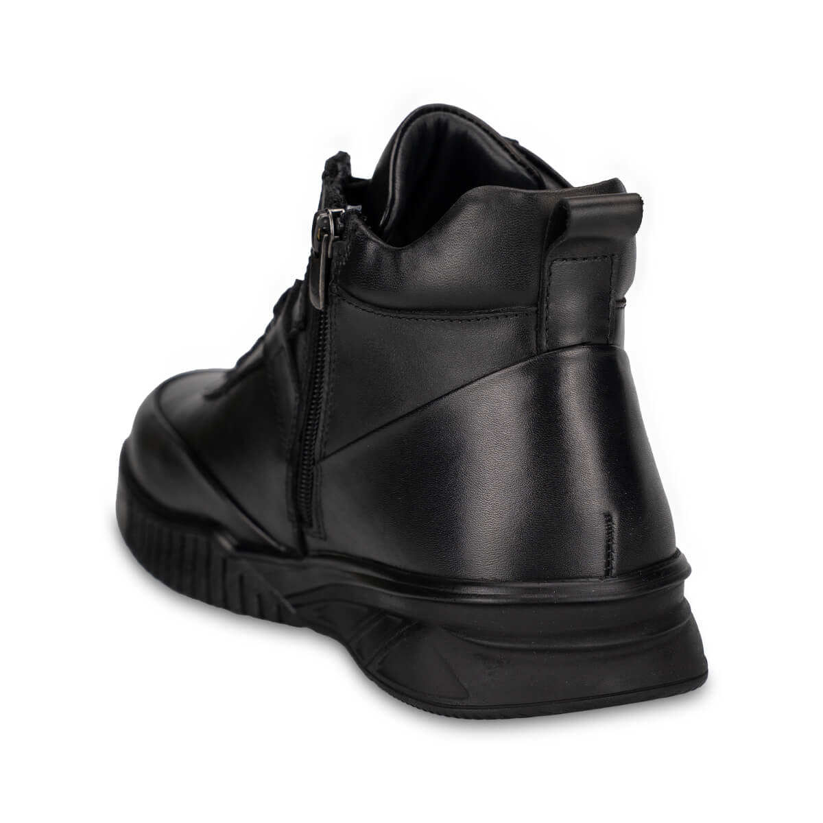 REGAN-G Men's Leather Boots Black