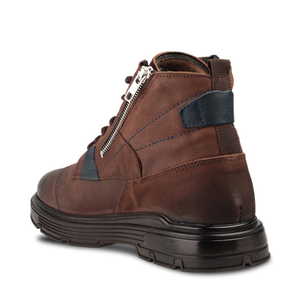 RENZO-G Men's Leather Boots Brown