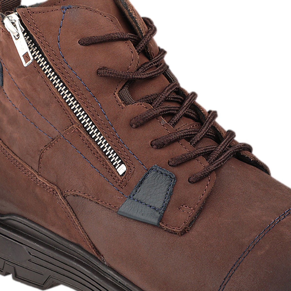 RENZO-G Men's Leather Boots Brown