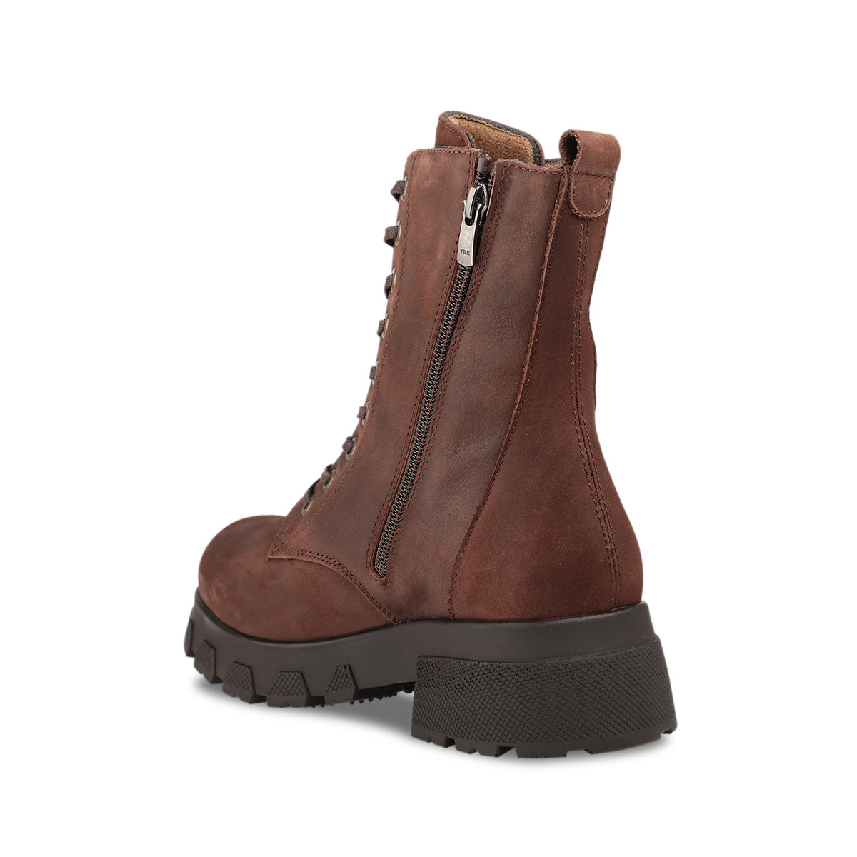 ROZWEST-G Women's Leather Boots Brown
