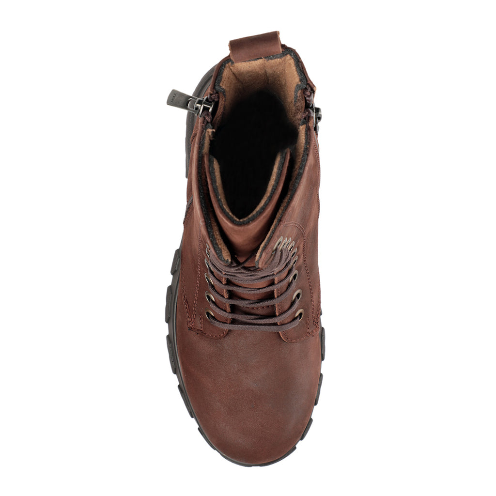 ROZWEST-G Women's Leather Boots Brown