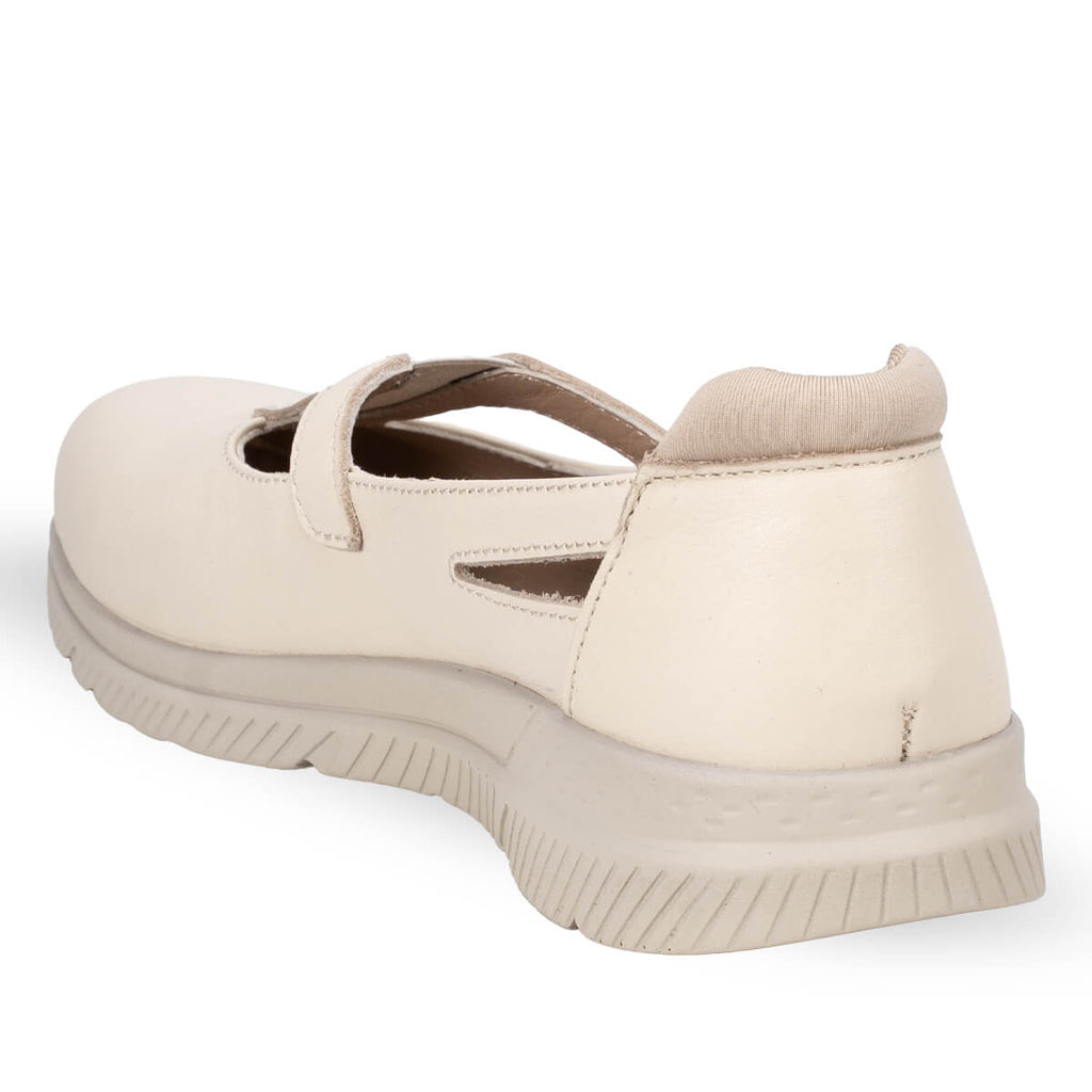 SOLE-G Women's Leather Shoes Beige