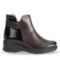 SUDE-K Women's Leather Boots Brown