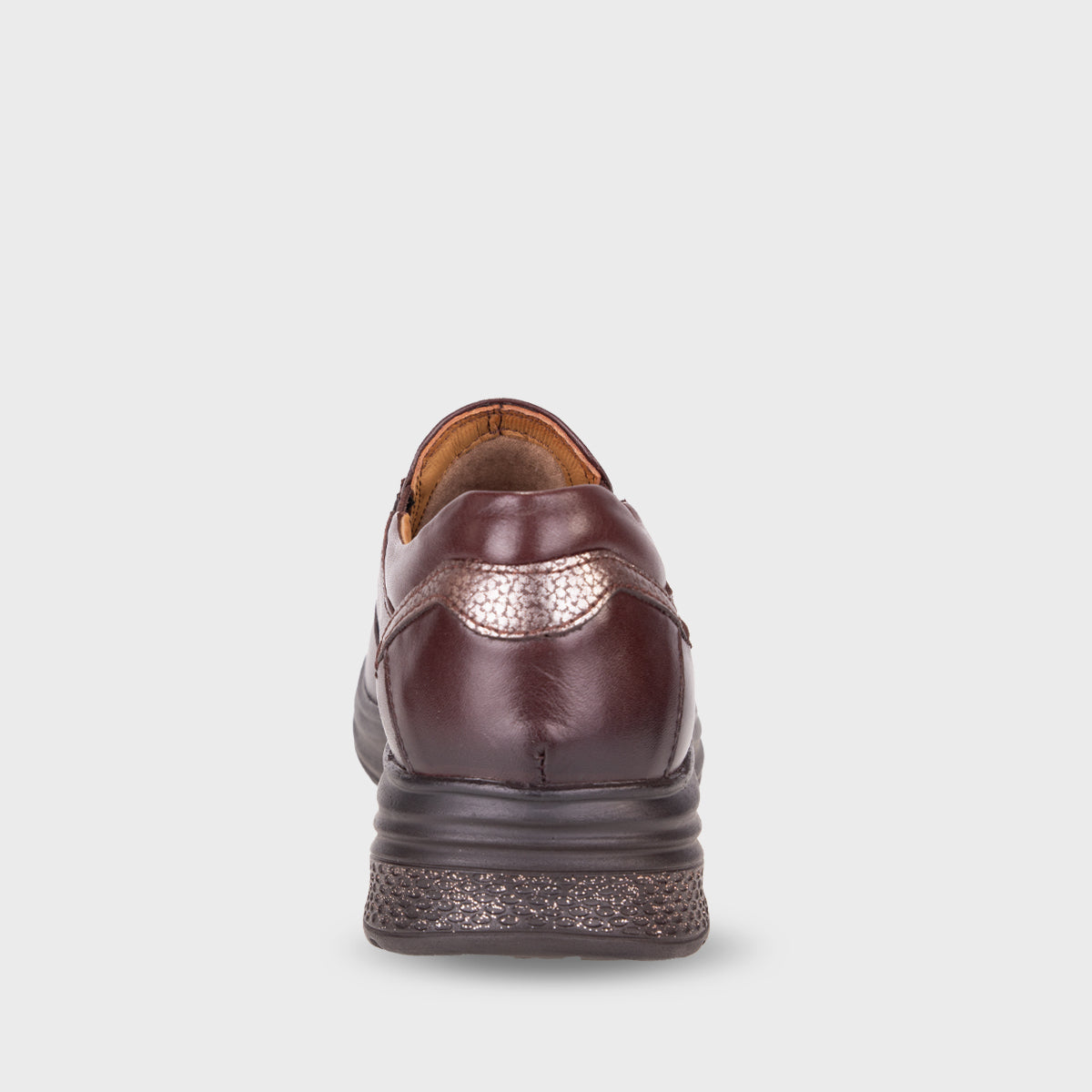 TETA-H Women's Leather Shoes Brown