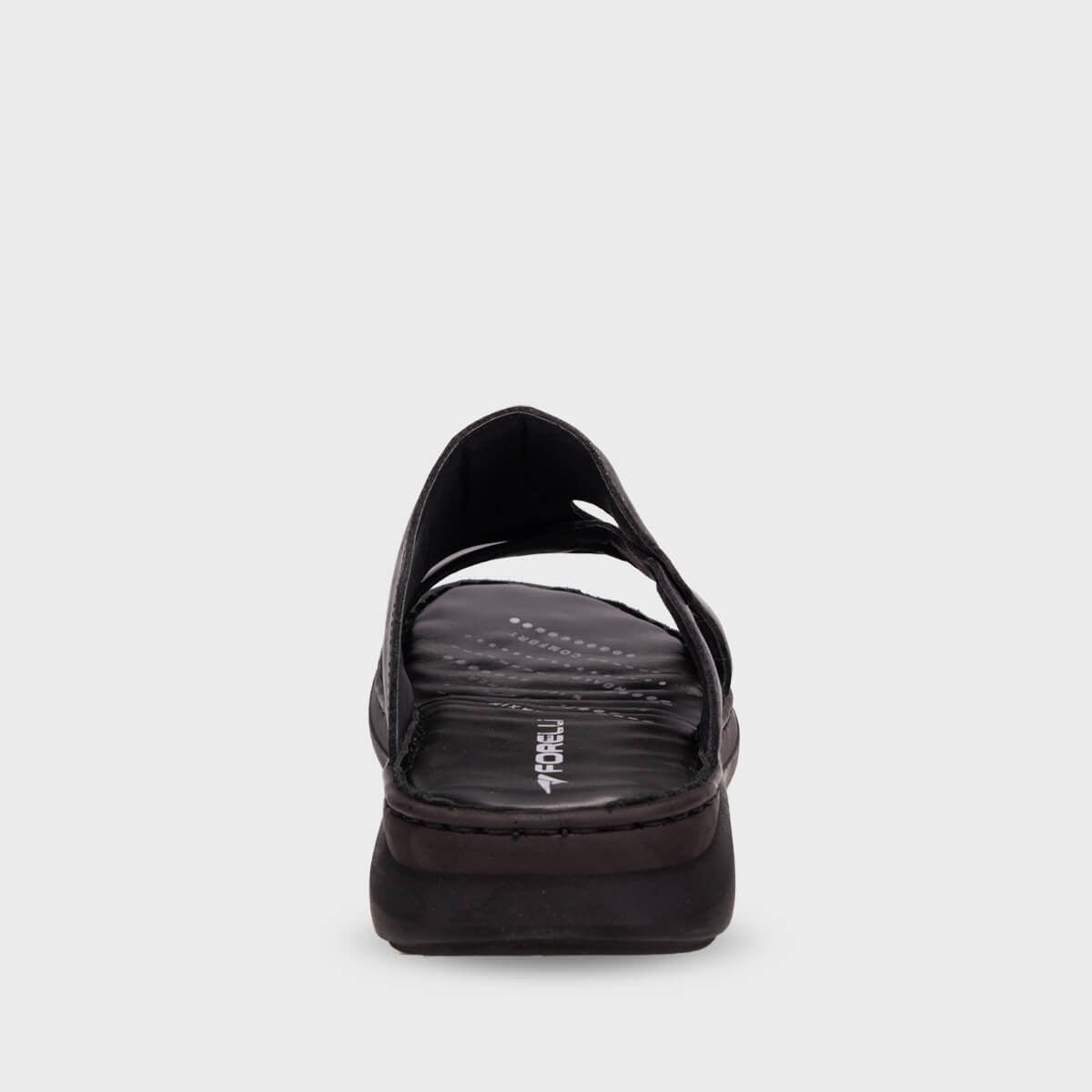 TUNA-G Men's Leather Slippers Black