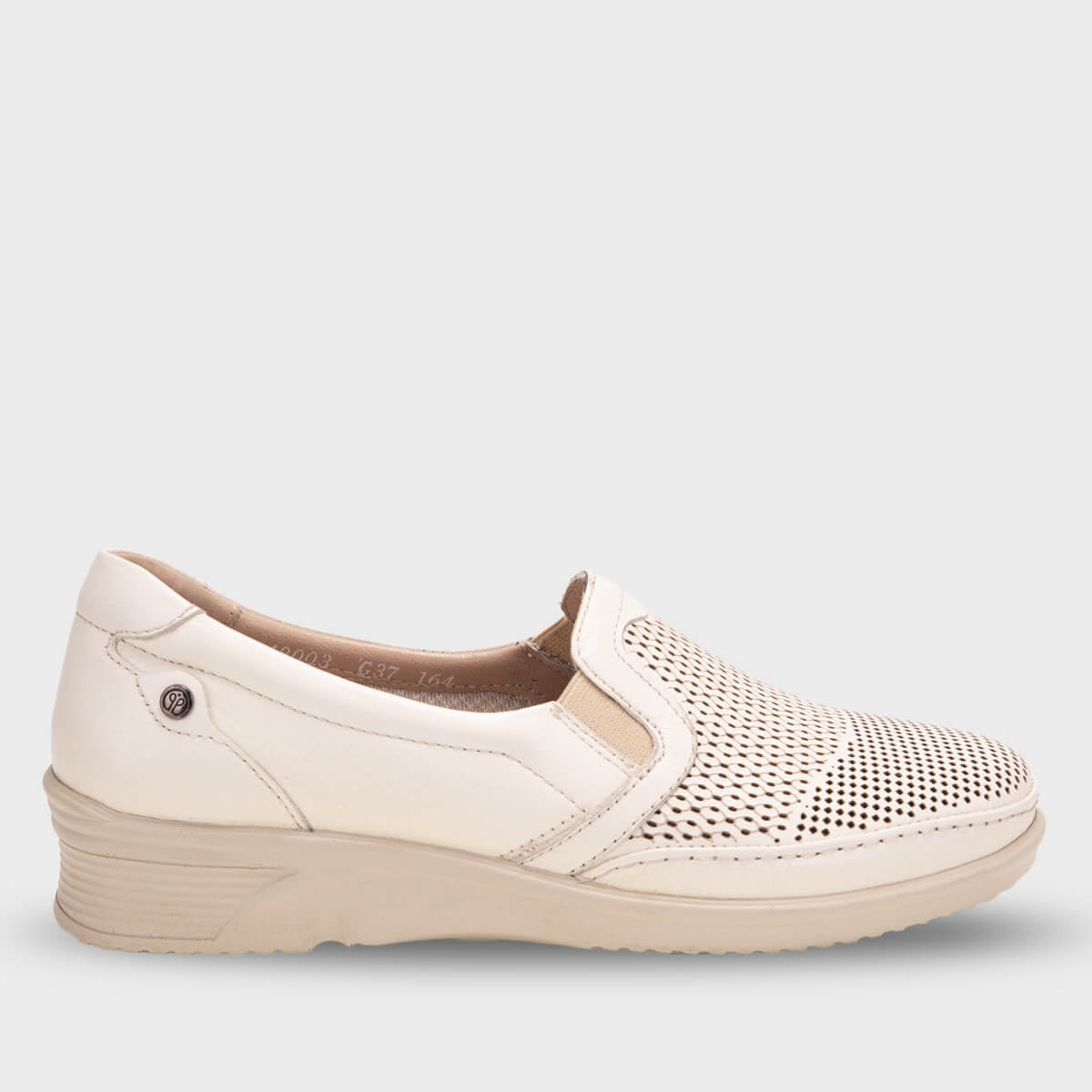 VINKA-G Women's Leather Shoes Beige