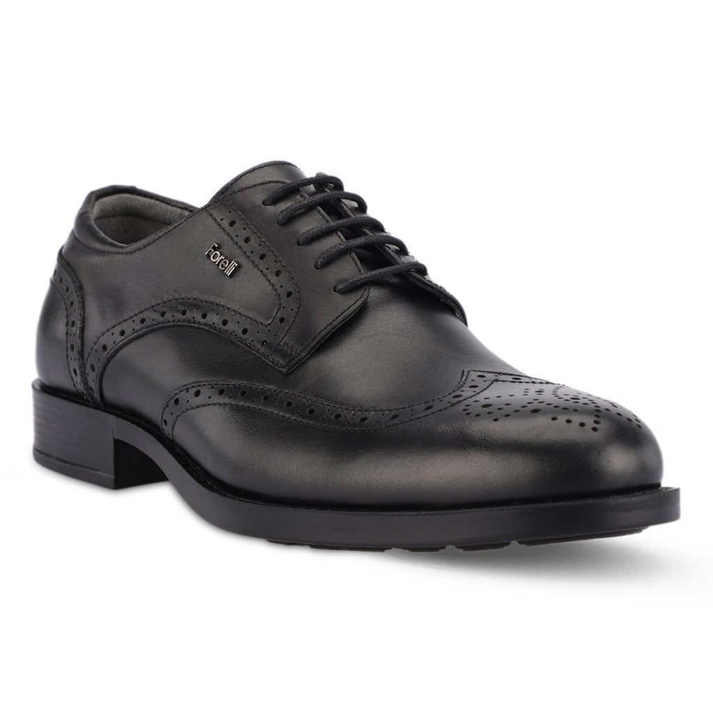 YORK-G Men's Leather Shoes Black