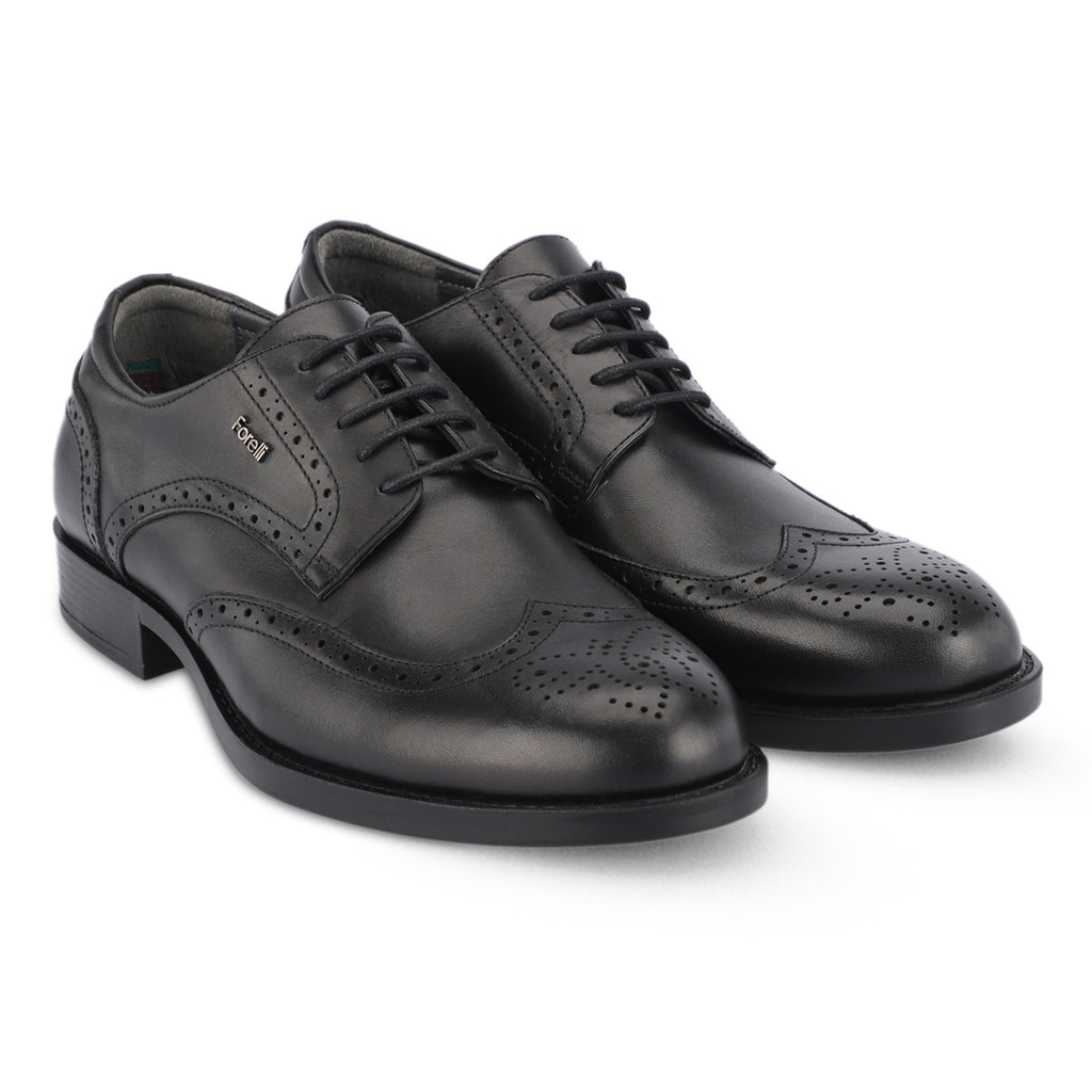 YORK-G Men's Leather Shoes Black