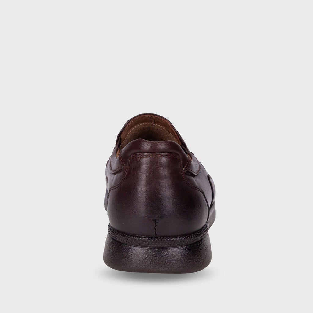 ZEKE-H Men's Leather Shoes Brown