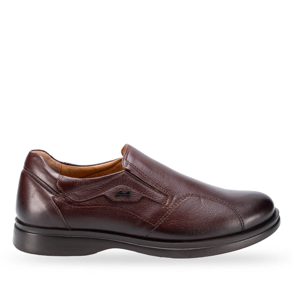 SUKOON-H Men's Leather Shoes Brown