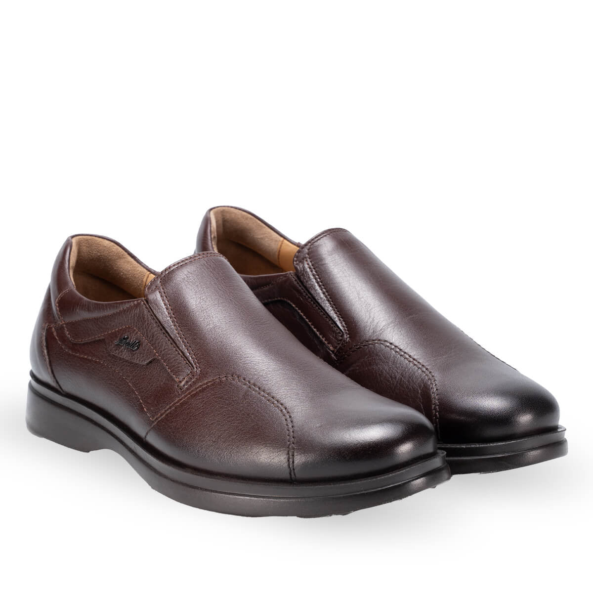 SUKOON-H Men's Leather Shoes Brown