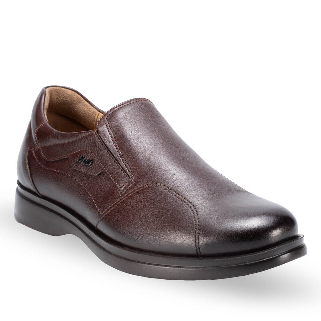 SUKOON-H Men's Leather Shoes Brown