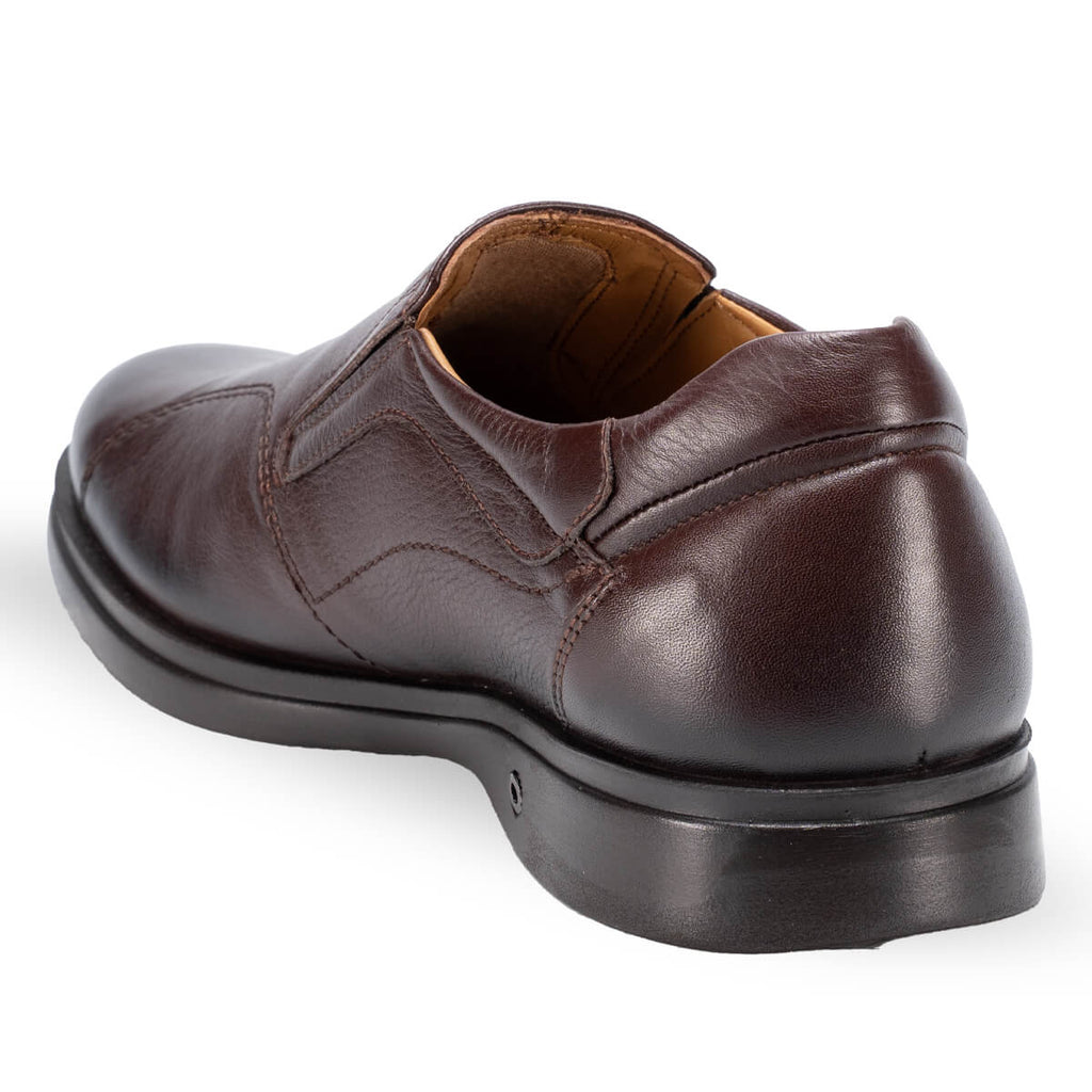 SUKOON-H Men's Leather Shoes Brown